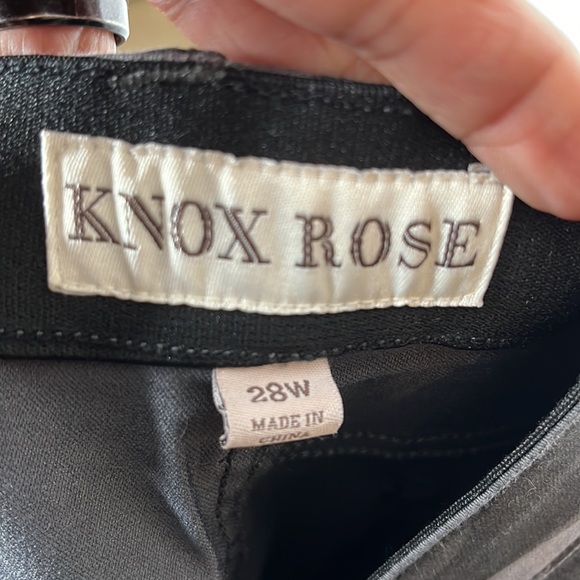 NWT Knox Rose Womens Mid-Rise Utility Ankle Skinny Pants SIZE 30W PLUS SIZE - Picture 8 of 10